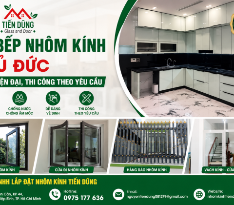 Tủ Bếp Nhôm Kính Thủ Đức Giải Pháp Bền Đẹp Cho Không Gian Bếp Hiện Đại