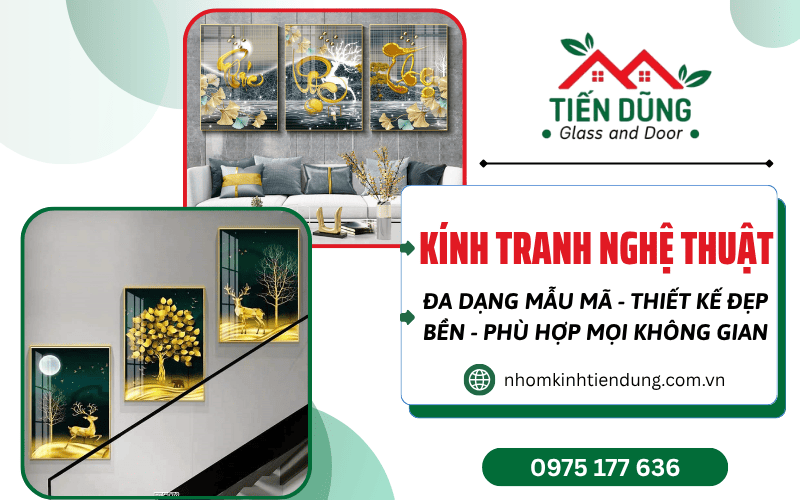 kính tranh trang trí nghệ thuật