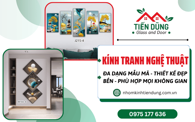 kính tranh trang trí nghệ thuật