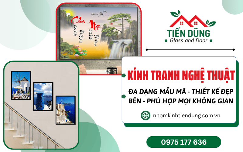 kính tranh trang trí nghệ thuật
