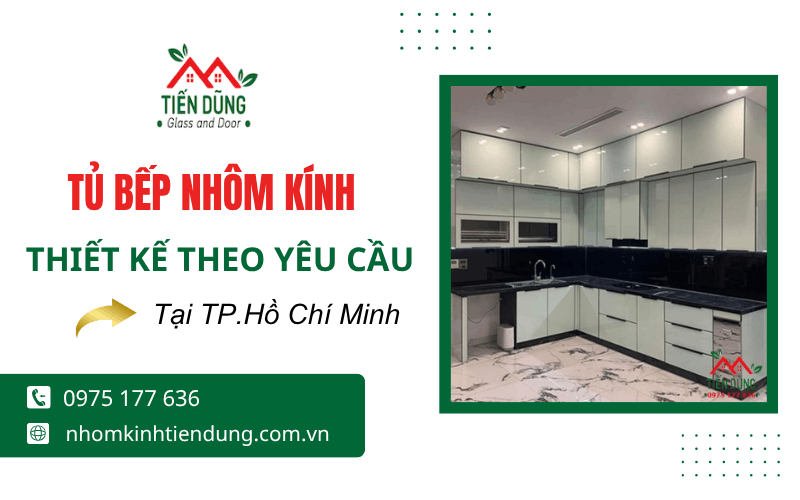 tủ bếp nhôm kính TPHCM