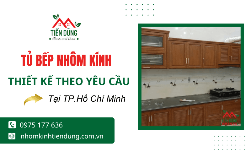 tủ bếp nhôm kính TPHCM