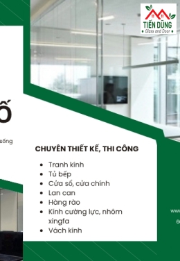 Nhôm Kính Nhà Phố Đẹp, Hiện Đại, Bền Cao Cấp | Nhôm Kính Tiến Dũng
