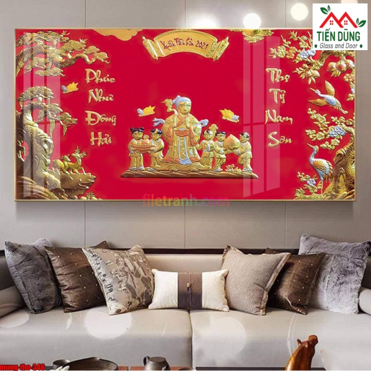 TRANH KÍNH MỪNG THỌ DECOR